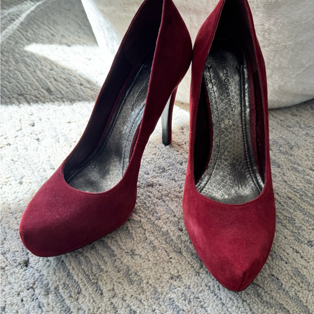 Elegant Burgundy Heels